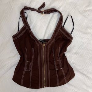 Bebe deadstock halter top